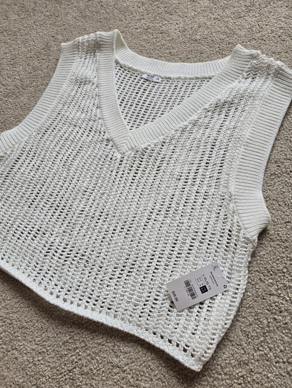 Ardene NWT Knit Sweater Vest Womens Size Large XL